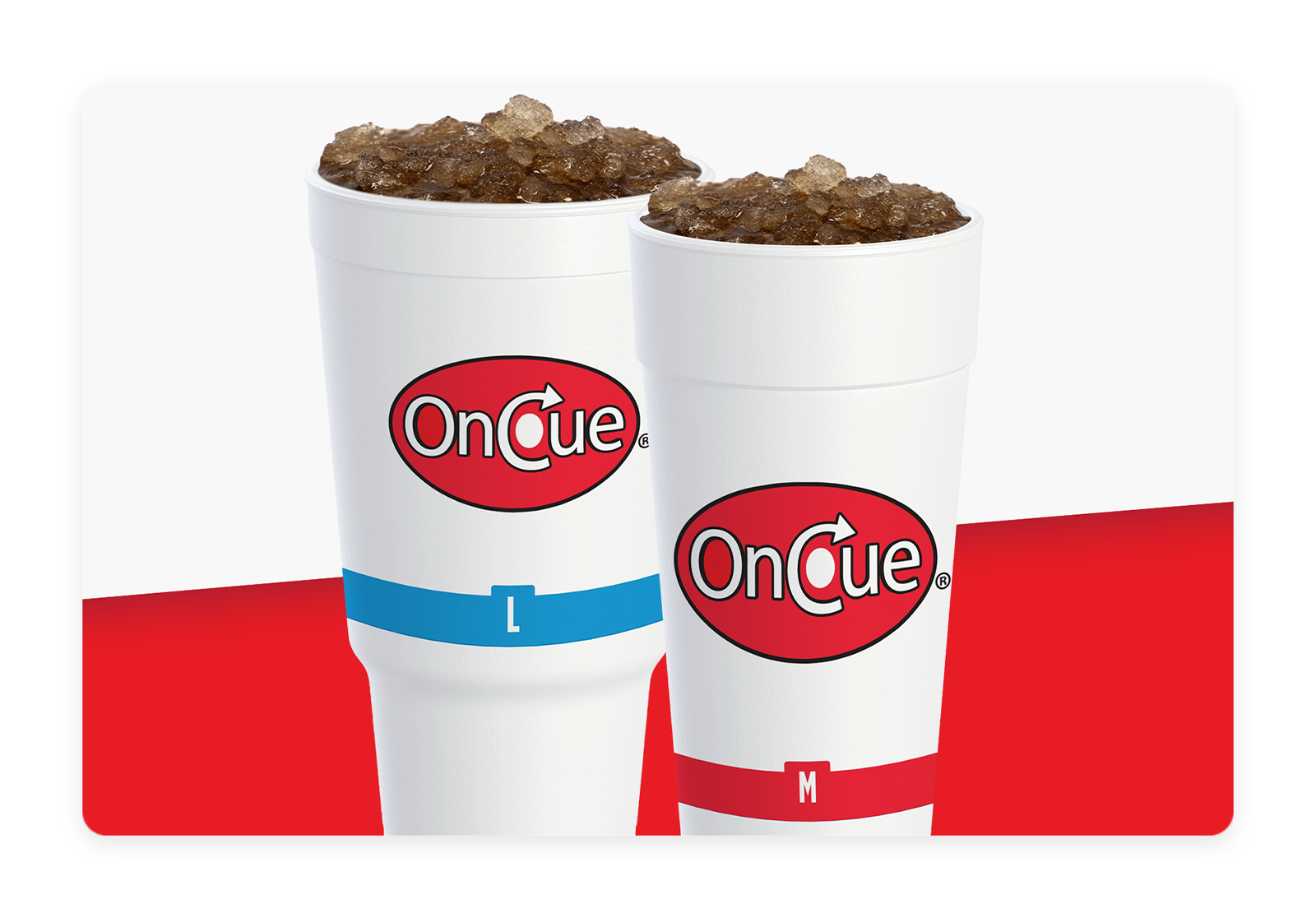 Fountain drinks from OnCue